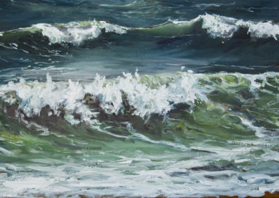 Nordseewellen, Katrin Göldner, Malerei, 60 x 40 cm