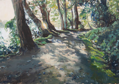 Seeweg, Katrin Göldner, Malerei, 40 x 60 cm