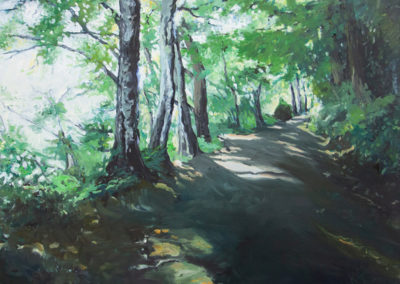 Weg am See, Katrin Göldner Malerei, 80 x 60cm